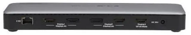 Alt view image 2 of 3 - Eaton Tripp Lite Series USB-C Universal Triple Display 4K Dock - HDMI and DisplayPort USB 3.2 Gen 1/Gen 2 Hub GbE - 100W PD Charging  U442-DOCK24DL3A