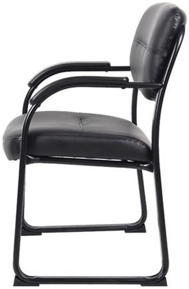 Alt view image 4 of 6 - Boss LeatherPlus Guest Chair