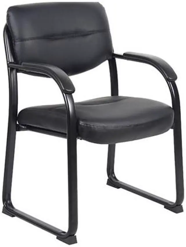 Alt view image 3 of 6 - Boss LeatherPlus Guest Chair