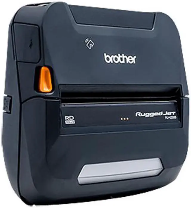 Alt view image 3 of 3 - Brother Ruggedjet 4230BL Direct Thermal Printer - Monochrome Portable Label/Receipt Print (Rj4230bl)