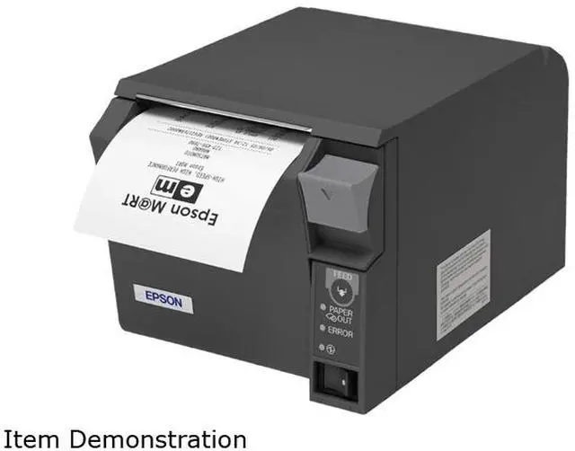 Main image of Epson TM-T70II Front-loading Single-station Thermal Printer, USB, Serial, mPOS, Dark Gray - C31CD38A9982