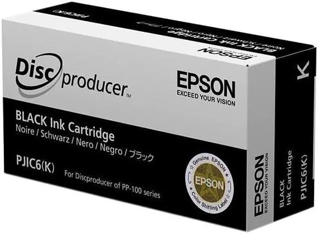 Main image of Epson - Black - original - ink cartridge - for Discproducer PP-100, PP-50