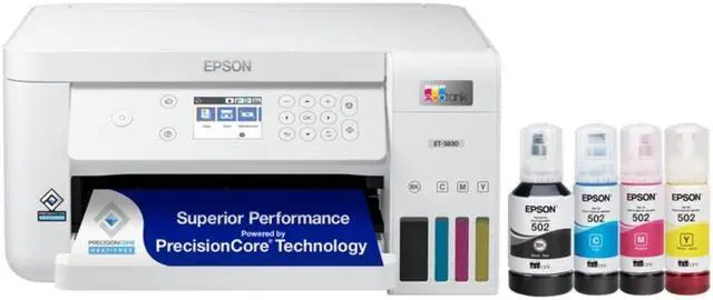 Main image of Epson EcoTank® ET-3830 Wireless Color All-in-One Cartridge-Free Supertank Printer with Scan, Copy, Auto 2-Sided Printing and Ethernet – Home & Office