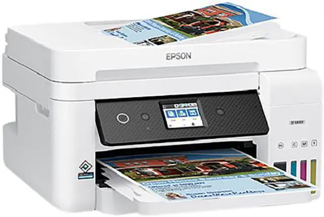 Alt view image 3 of 11 - Epson WorkForce ST-C4100 Supertank Colour Multifunction Inkjet Printer (C11CJ60203)