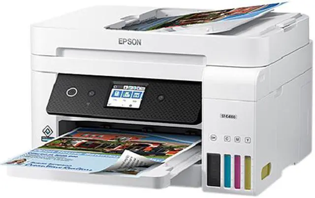 Alt view image 2 of 11 - Epson WorkForce ST-C4100 Supertank Colour Multifunction Inkjet Printer (C11CJ60203)
