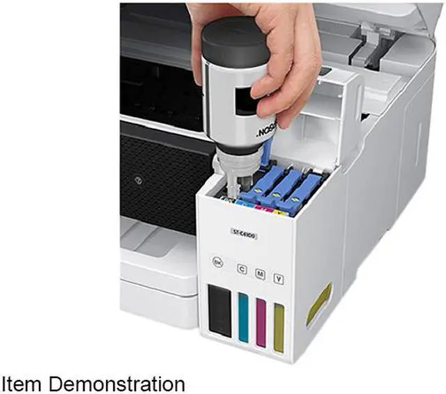 Alt view image 9 of 11 - Epson WorkForce ST-C4100 Supertank Colour Multifunction Inkjet Printer (C11CJ60203)