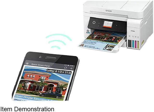 Alt view image 10 of 11 - Epson WorkForce ST-C4100 Supertank Colour Multifunction Inkjet Printer (C11CJ60203)