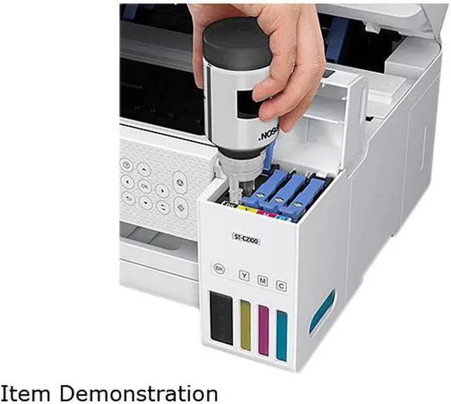 Alt view image 3 of 4 - Epson WorkForce ST ST-C2100 Wireless Inkjet Multifunction Printer - Color - Copier/Printer/Scanner - (5760 x 1440 dpi class) - Automatic Duplex Print - Upto 3000 Pages Monthly - 100 sheets Input ...
