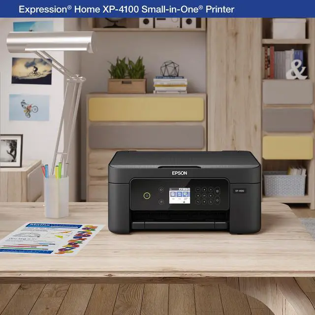 Alt view image 8 of 8 - Epson Expression Home XP-4100 Wireless Color Printer with Scanner and Copier