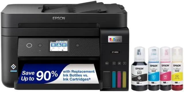 Main image of Epson EcoTank ET-4850 All-in-One Cartridge-Free Supertank Printer (C11CJ60201)