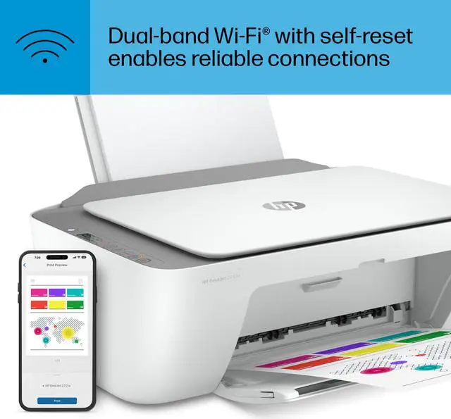 Alt view image 7 of 17 - HP DeskJet 2755e All-in-One Wireless Color Printer, with Bonus 3 Months Free Instant Ink with HP+ (26K67A)