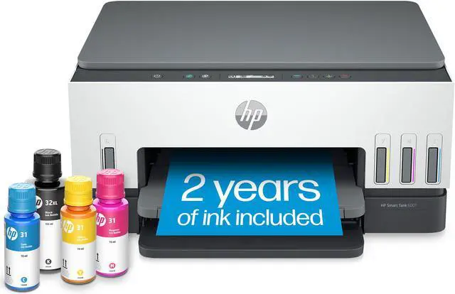 Main image of HP Smart Tank 6001 All-in-One InkJet Printer, Color Mobile Print, Scan, Copy
