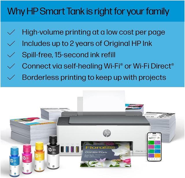 Alt view image 4 of 7 - HP Smart Tank 5101 All-in-One Inkjet Printer, Mobile Print, Copy, Scan