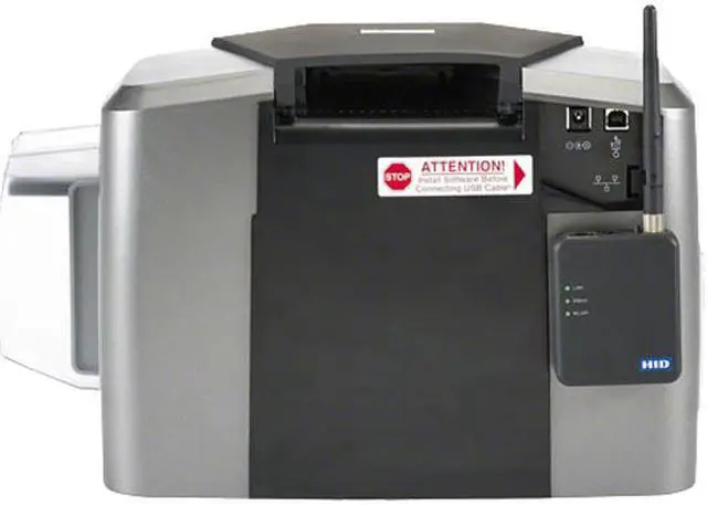 Alt view image 4 of 4 - Fargo 50120 DTC1250e Dye Sublimation/Thermal Transfer ID Card Dual-Sided Printer