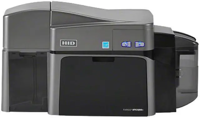 Alt view image 3 of 4 - Fargo 50120 DTC1250e Dye Sublimation/Thermal Transfer ID Card Dual-Sided Printer