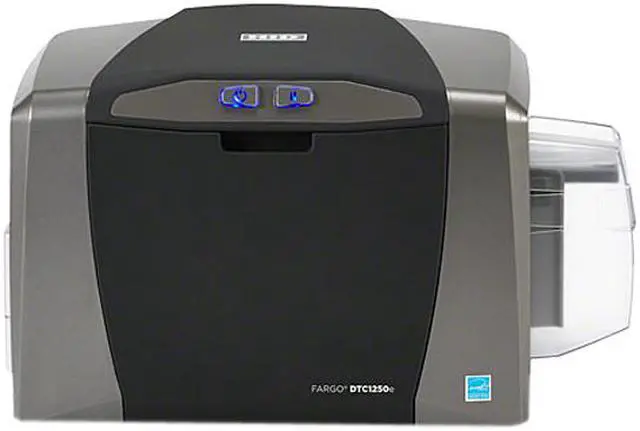 Alt view image 2 of 4 - Fargo 50120 DTC1250e Dye Sublimation/Thermal Transfer ID Card Dual-Sided Printer