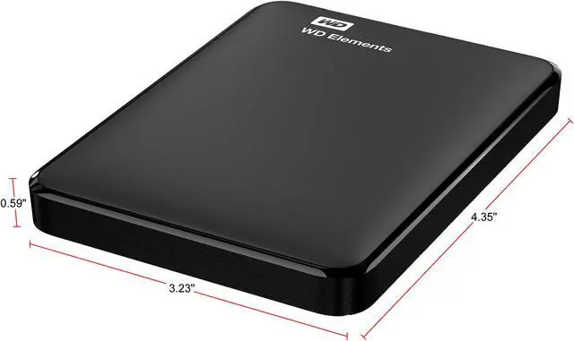 Alt view image 5 of 8 - WD 1TB Elements Portable Storage USB 3.0 Model WDBUZG0010BBK-WESN Black