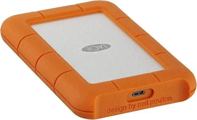 Alt view image 2 of 9 - LaCie 1TB Rugged USB-C Portable Drive USB-C Model STFR1000800