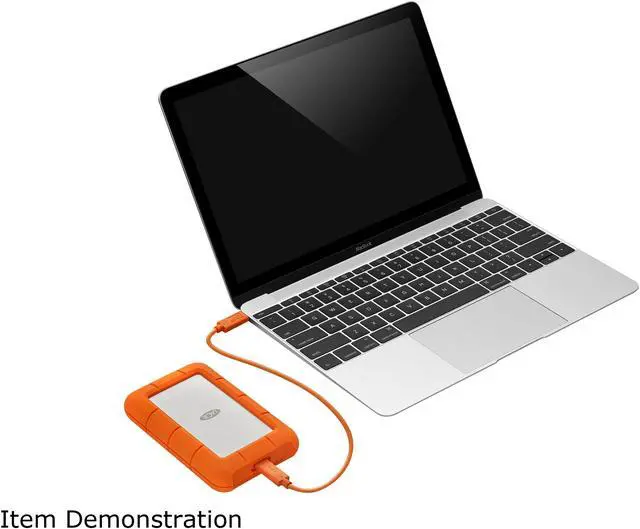 Alt view image 9 of 9 - LaCie 1TB Rugged USB-C Portable Drive USB-C Model STFR1000800