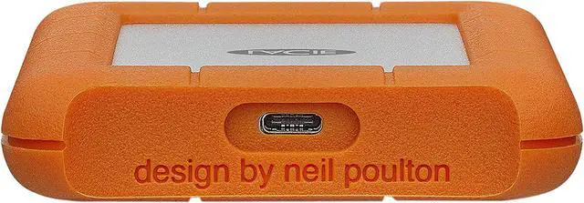 Alt view image 6 of 9 - LaCie 1TB Rugged USB-C Portable Drive USB-C Model STFR1000800