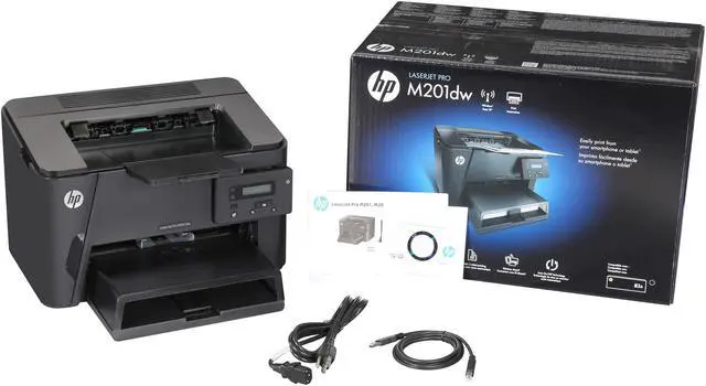 Alt view image 8 of 8 - HP LaserJet Pro M201dw (CF456A) Up to 26 ppm 1200 x 1200 dpi Duplex Wireless Monochrome Laser Printer