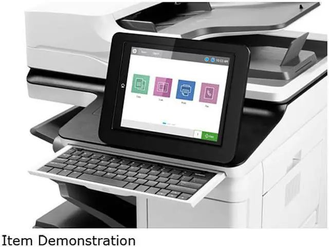 Alt view image 4 of 4 - HP LaserJet M681z Laser Multifunction Printer - Color - Plain Paper Print - Floor Standing
