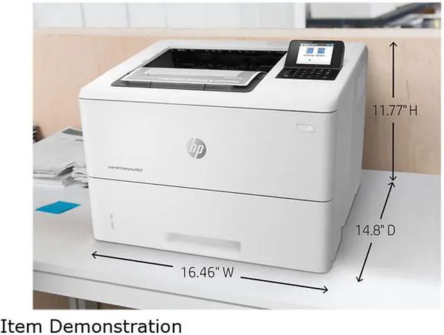 Alt view image 6 of 8 - HP LaserJet Enterprise M507n Laser Printer, Black And White Mobile Print Up to