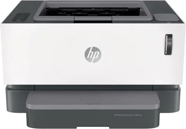 Alt view image 2 of 9 - HP Neverstop 1001nw 5HG80A Wireless Black & White Laser Cartridge-Free Tank Printer