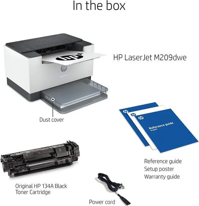 Alt view image 8 of 12 - HP LaserJet MFP M234dwe All-in-One Wireless Black & White Printer with HP+ and 6 Months Free Cartridges (6GW99E)