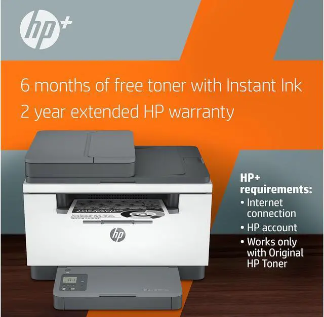 Alt view image 15 of 18 - HP LaserJet MFP M234sdwe Wireless Monochrome All-in-One Printer with built-in Ethernet & fast 2-sided printing, HP+ and bonus 6 months Instant Ink (6GX01E)