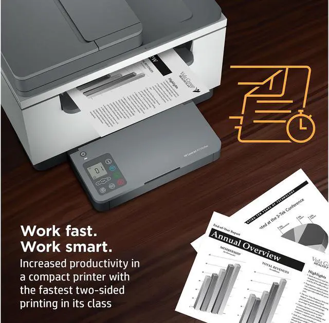 Alt view image 18 of 18 - HP LaserJet MFP M234sdwe Wireless Monochrome All-in-One Printer with built-in Ethernet & fast 2-sided printing, HP+ and bonus 6 months Instant Ink (6GX01E)