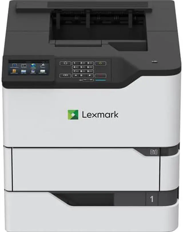 Main image of Lexmark MS822de Laser Printer - Monochrome - 1200 x 1200 dpi Print - Plain Paper Print - Desktop