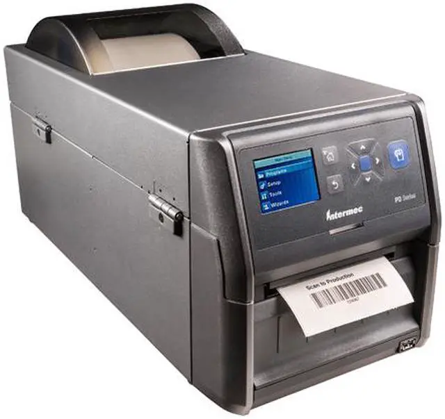 Alt view image 3 of 3 - Honeywell (Intermec) PD43A 4" Light Industrial Thermal Transfer Label Printer, LCD, 203 dpi, USB, USB Host, Ethernet, LAN, WiFi NA, Bluetooth, US - PD43A03300010201