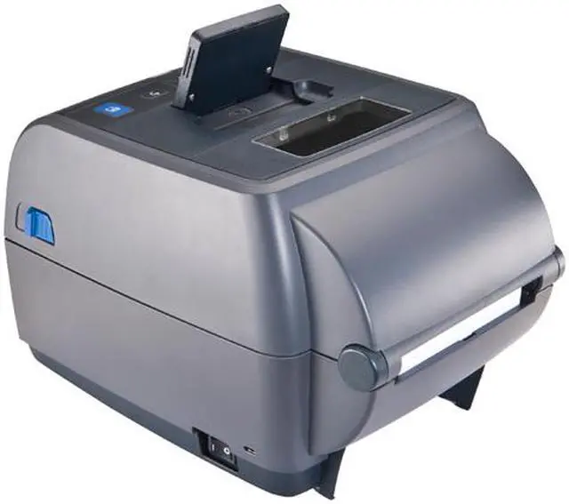 Alt view image 8 of 8 - Honeywell PC43 Thermal Transfer Desktop Label Printer, LCD, Latin Font, RTC, 203 dpi, Ethernet, US Power Cord - PC43TB01100201