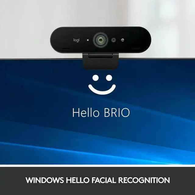 Alt view image 9 of 10 - Logitech 4K Pro Webcam with HDR and Noise-canceling Mics 960-001390