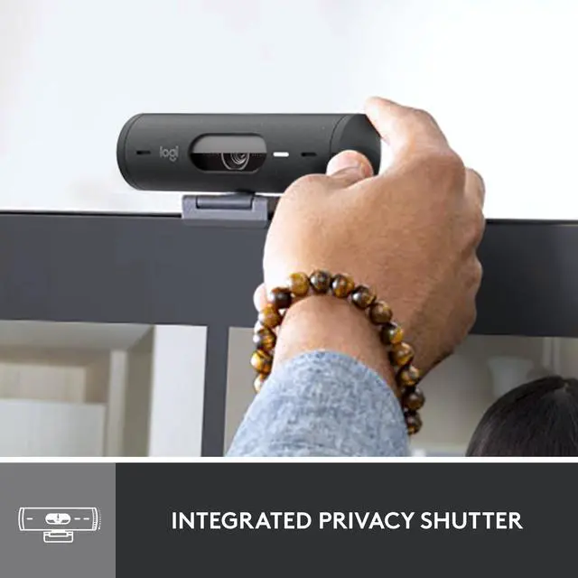 Alt view image 9 of 11 - Logitech Brio 500 HD 1080p Webcam 4 Megapixels Graphite (960-001493)