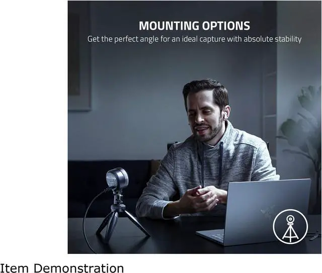 Alt view image 6 of 6 - Razer Kiyo Pro Streaming Webcam: Uncompressed 1080p 60FPS - High-Performance Adaptive Light Sensor - HDR-Enabled - Wide-Angle Lens with Adjustable FOV - Lightning-Fast USB 3.0