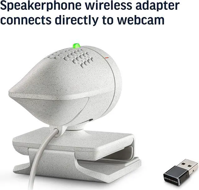 Alt view image 9 of 10 - Poly (Plantronics + Polycom) Studio P5 Webcam with Poly Sync 20+ Speakerphone Kit (Plantronics + Polycom) - 1080p HD Professional Video Conferencing Camera & Bluetooth Wireless Smart Speakerphone-Certified for Zoom & Teams (2200-87150-025)