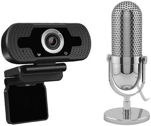 Alt view image 2 of 4 - Anivia 1080p HD Webcam W8, USB Desktop Laptop Camera, Mini Plug and Play Video Calling Computer Camera, Built-in Mic, Flexible Rotatable Clip