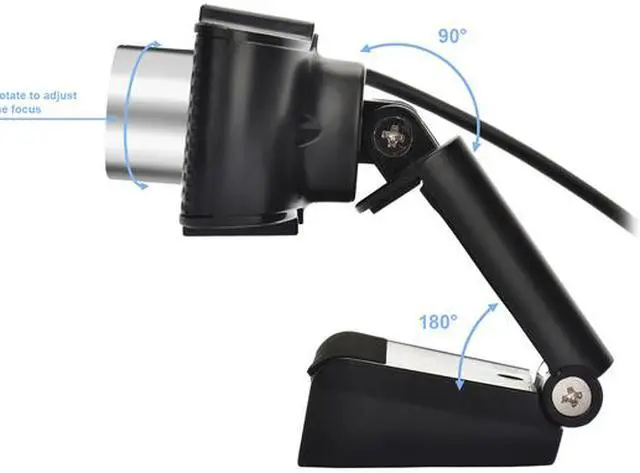 Alt view image 2 of 6 - [Manual focus] Full HD Webcam 1080P - Pro Web Camera with Stereo Microphone - USB Computer Camera for PC Laptop Desktop Mac Video Calling, Conferencing Skype YouTube