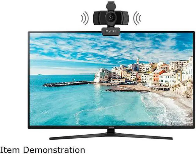 Alt view image 4 of 7 - Mytrix Auto Focus Full HD 1080P Webcam With Privacy Cover, Built-in Noise Cancelling Mic, USB Webcam for Windows Mac PC Laptop Desktop Video Calling Conferencing Streaming, Skype Zoom Facebook YouTube