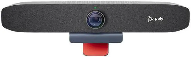 Alt view image 2 of 11 - Poly Studio P15 Personal Video Bar (Plantronics + Polycom) - Complete Audio + Premium 4K Webcam Solution - Camera, Mics & Speaker - Home Office/Focus Room -Works w/Zoom (Certified) & Teams (Certified)