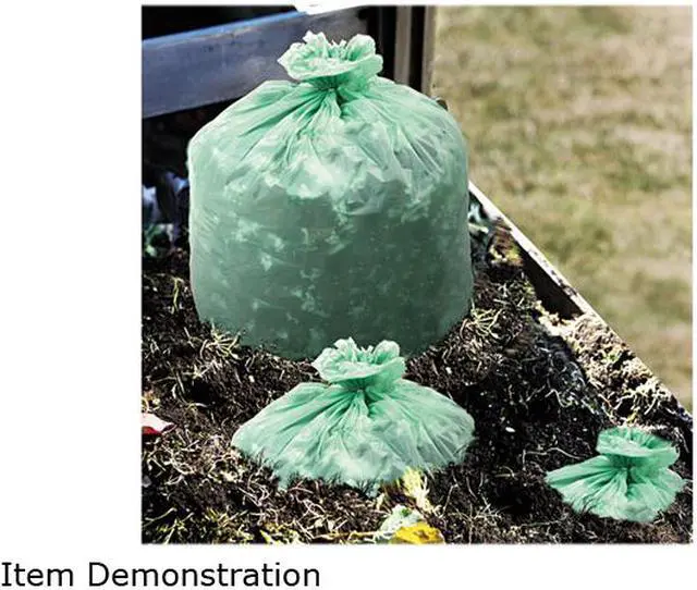 Main image of Ecosafe-6400 Compostable Compost Bags, 1.1Mil, 30 X 39, Green, 48/Box