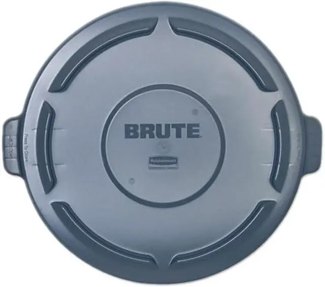 Main image of Vented Round Brute Lid, 24 1/2 X 1 1/2, Gray