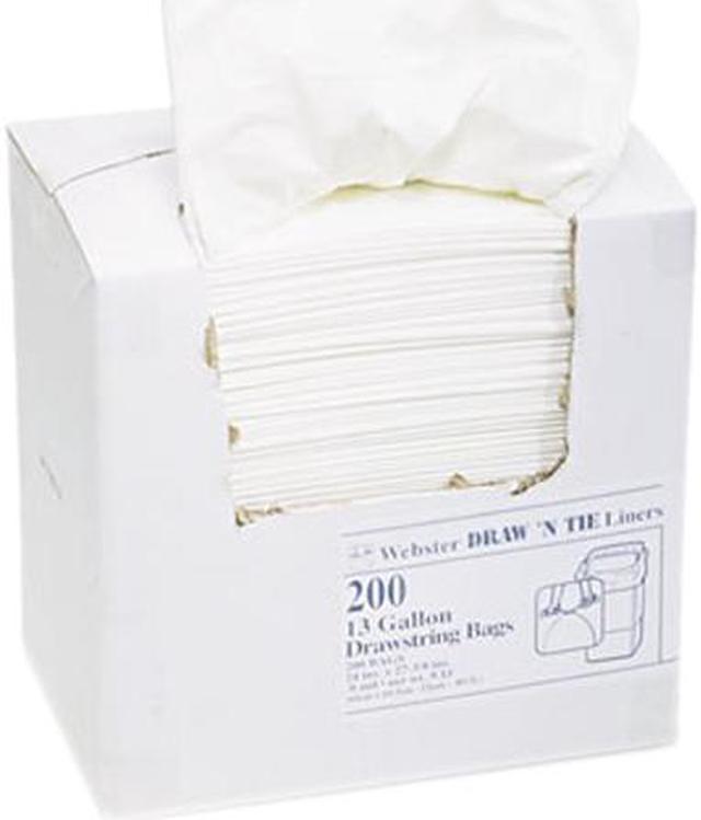 Webster 13 Gallon Drawstring Trash Bags