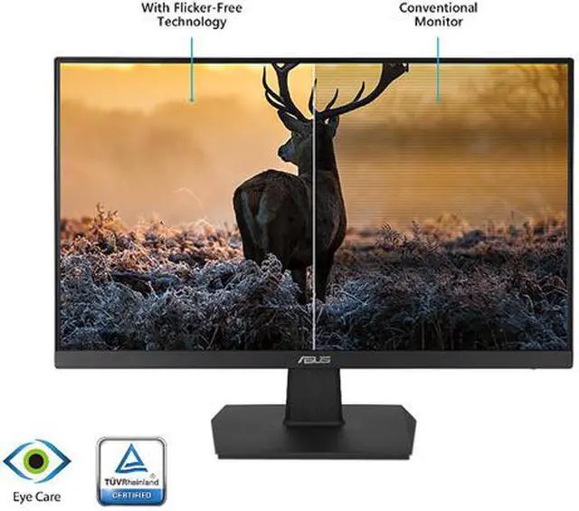 Alt view image 10 of 12 - Asus VA24EHE 23.8" Full HD (1920x1080) 75Hz 5ms IPS FreeSync Monitor, Black
