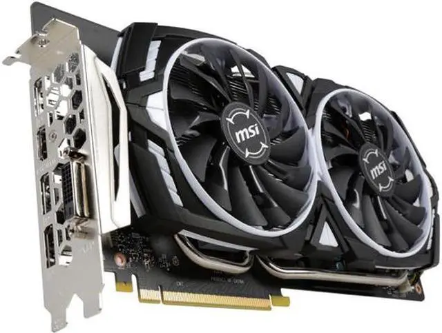 Main image of MSI GeForce GTX 1060  6GB DirectX 12 GTX 1060 ARMOR 6G OC 192-Bit GDDR5 PCI Express 3.0 x16 HDCP Ready ATX Video Graphics Card