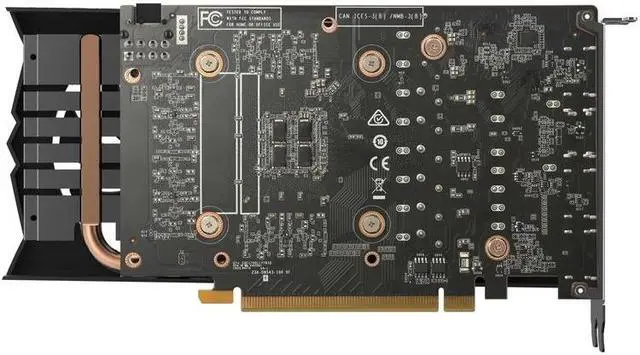 Alt view image 6 of 8 - ZOTAC GAMING GeForce GTX 1660 SUPER Twin Fan Black 6GB GDDR6 192-bit Gaming Graphics Card, ZT-T16620J-10M