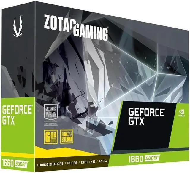 Alt view image 8 of 8 - ZOTAC GAMING GeForce GTX 1660 SUPER Twin Fan Black 6GB GDDR6 192-bit Gaming Graphics Card, ZT-T16620J-10M