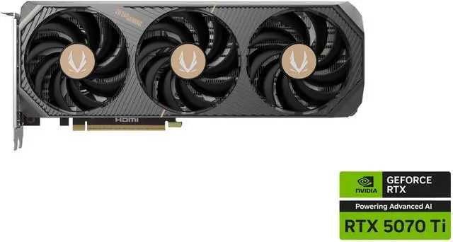 Alt view image 2 of 7 - ZOTAC Gaming GeForce RTX 5070 Ti Solid SFF OC 16GB GDDR7 Video Graphics Card - OEM